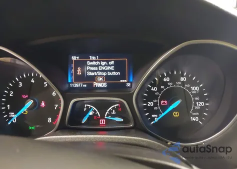 2015 Ford Focus Titanium from USA, damaged, VIN 1FADP3N27FL328473